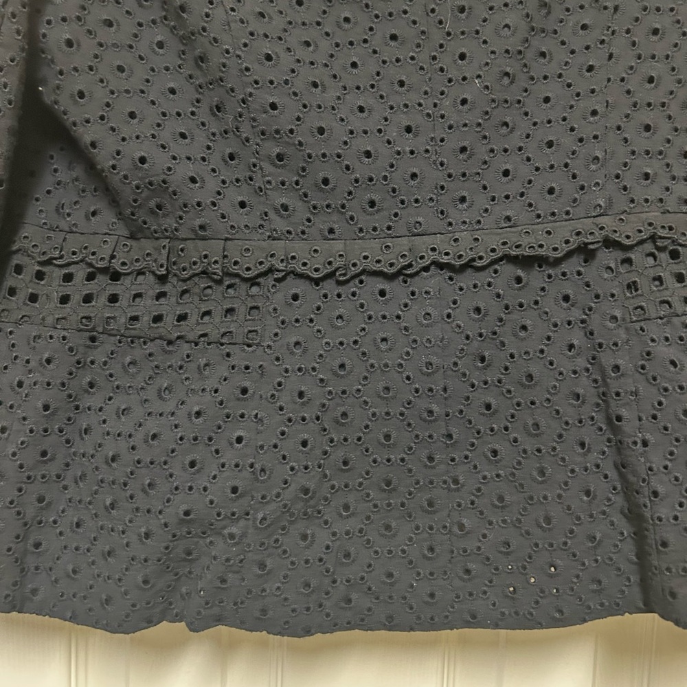 CAbi Black Eyelet Blazer - Picture 7 of 7